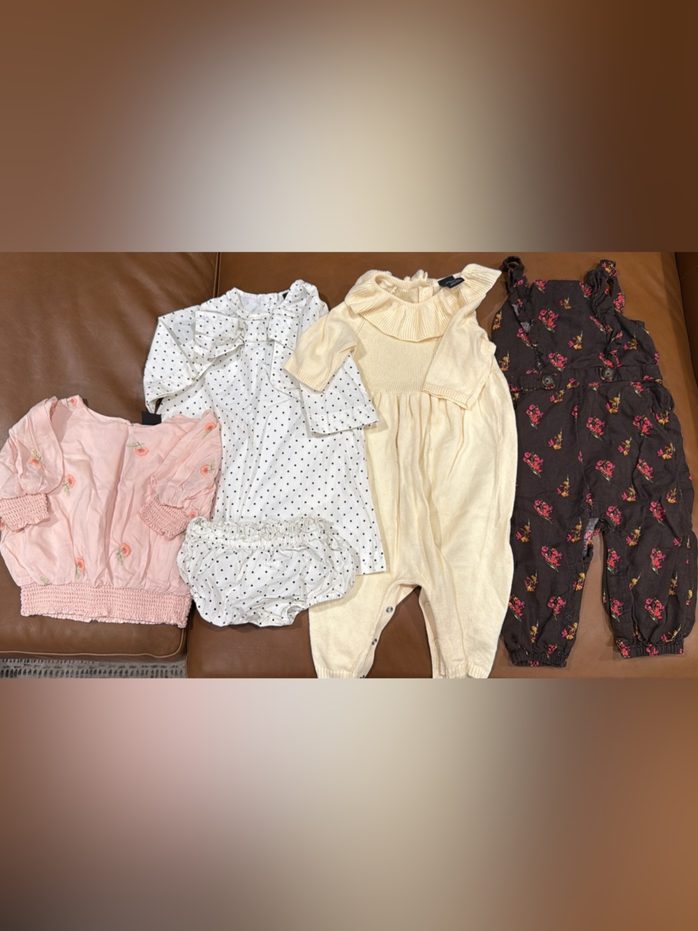 Something Navy 9-12mo baby girl bundle
